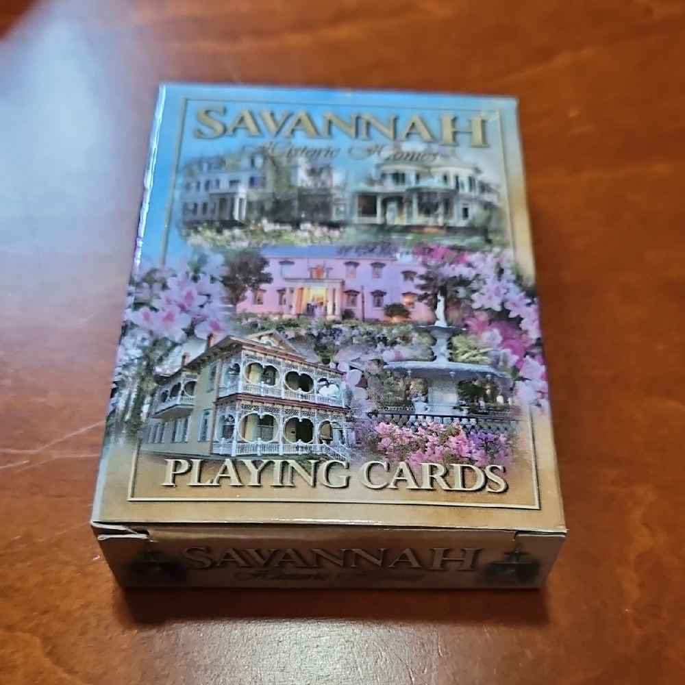 Souvenir Savannah Historic Homes Playing Cards‎